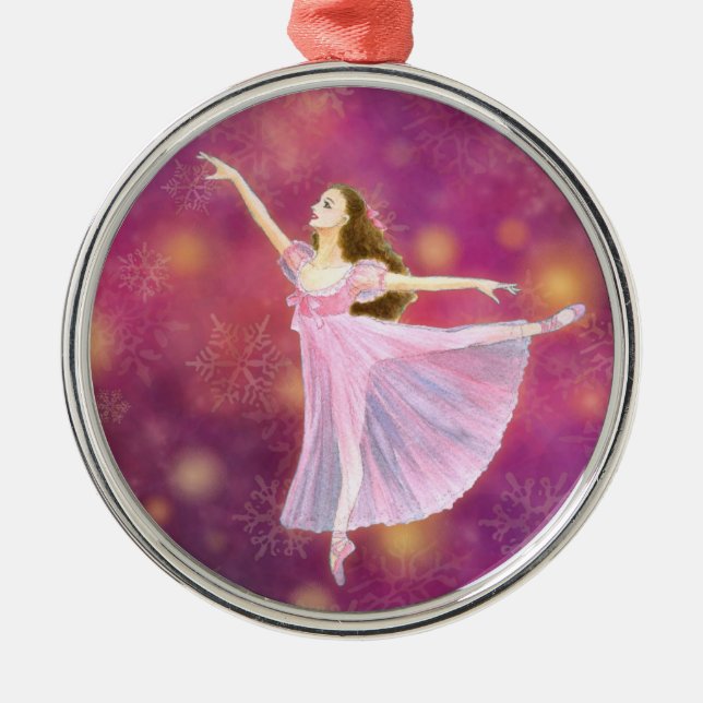 De Metal O ornamento do Nutcracker - Clara (Frente)