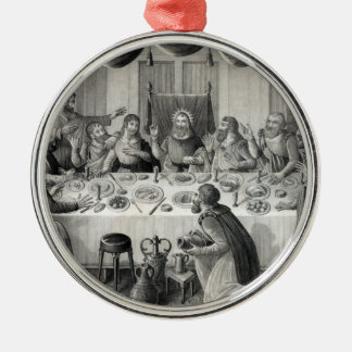 De Metal O ornamento "Última Ceia"
