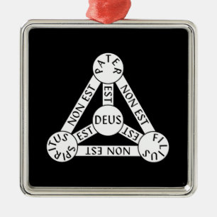 De Metal O protetor do ornamento do pendente da trindade