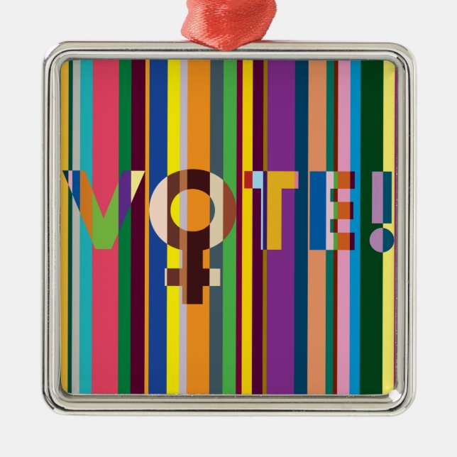 De Metal Ornamento - "As Mulheres Decidirão (VOTAÇÃO!)" (Frente)