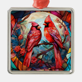 De Metal Ornamento Cardinal