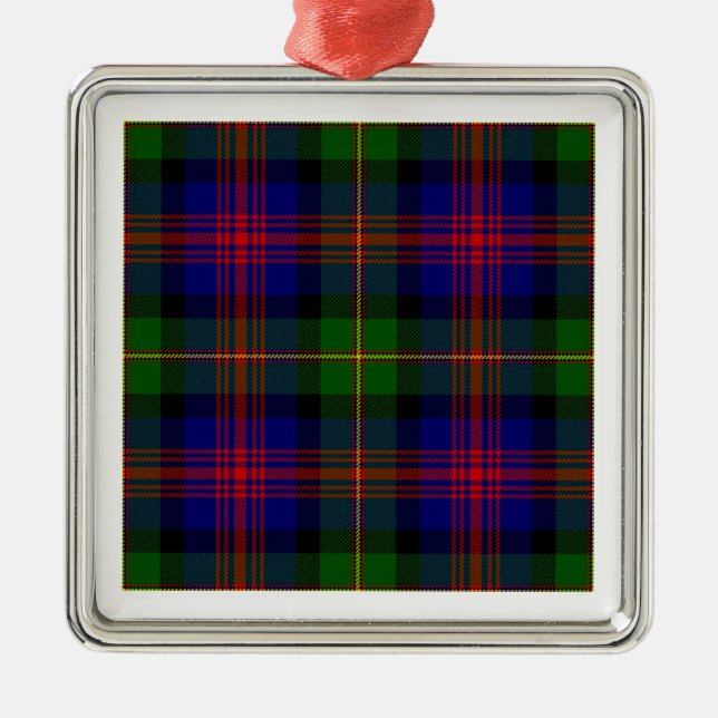 De Metal ornamento - Clan McLennan Tartan (Frente)