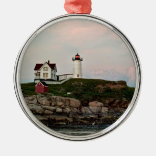 De Metal Ornamento claro do por do sol do Nubble