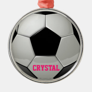 De Metal Ornamento Cor-de-Rosa da Bola Personalizada