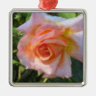De Metal Ornamento cor-de-rosa do feriado das impressões