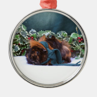 De Metal Ornamento da cobaia do Natal