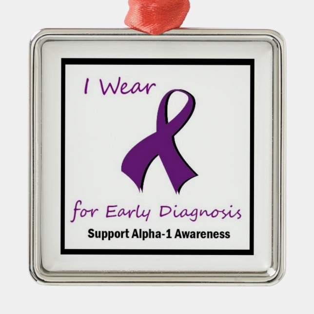 De Metal Ornamento da consciência Alpha-1 (Frente)