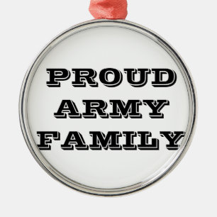 De Metal Ornamento da família do exército orgulhoso
