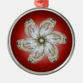 De Metal Ornamento da flor da ostra - projete A