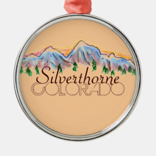 De Metal Ornamento da montanha Silvestorne Colorado