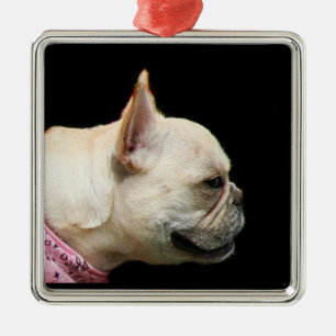 De Metal Ornamento do buldogue francês