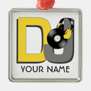 De Metal Ornamento do costume do DJ