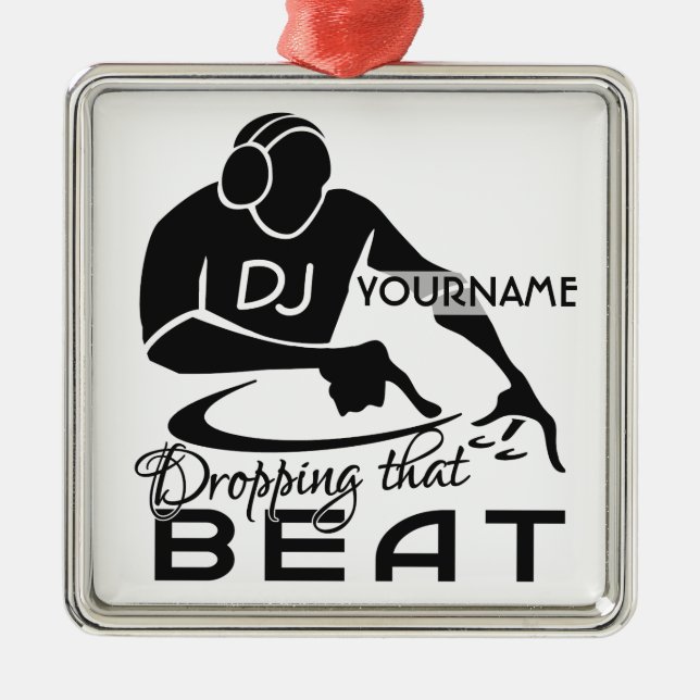 De Metal Ornamento do costume do DJ (Frente)