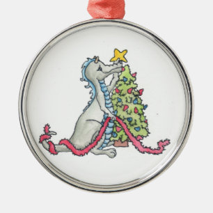De Metal Ornamento do dragão do Natal