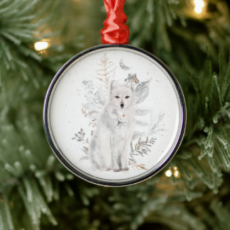 De Metal Ornamento do Esquilo Wolf Winter