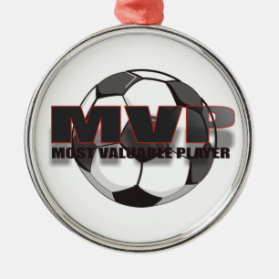 DE METAL ORNAMENTO DO FUTEBOL DO MVP