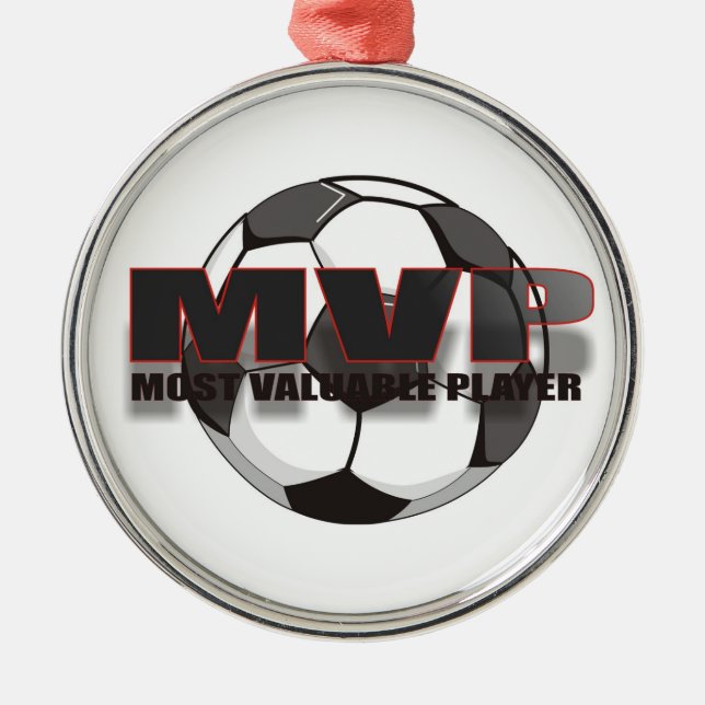 DE METAL ORNAMENTO DO FUTEBOL DO MVP (Frente)