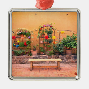 De Metal Ornamento do Jardim Bench