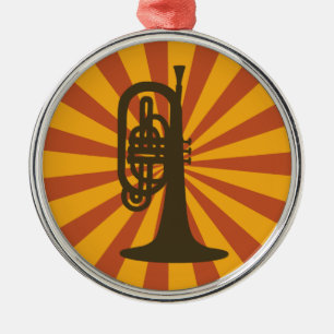 De Metal Ornamento do Mellofone Starburst