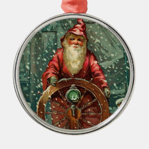 De Metal Ornamento do papai noel do Seafaring