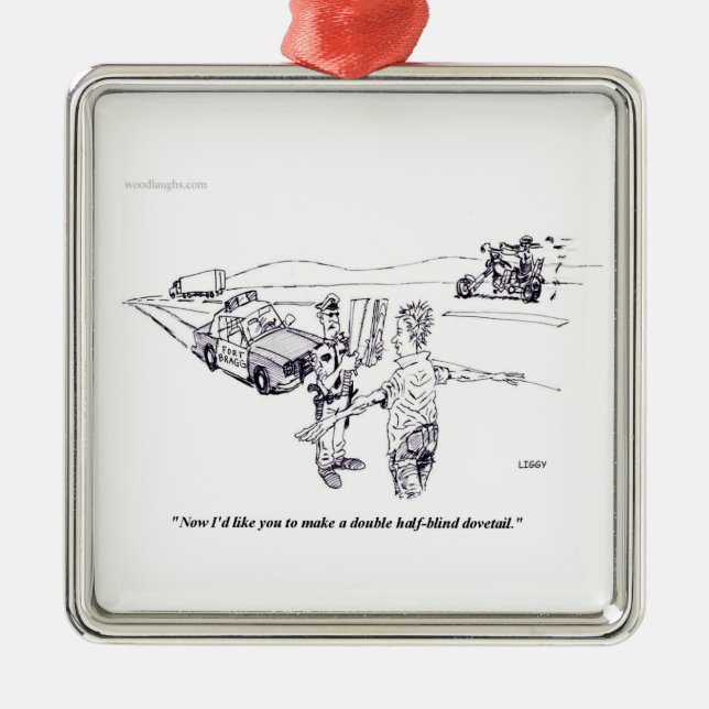 De Metal Ornamento do quadrado do teste da sobriedade do (Frente)