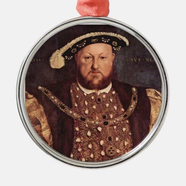 De Metal Ornamento do rei Henry VIII (Frente)