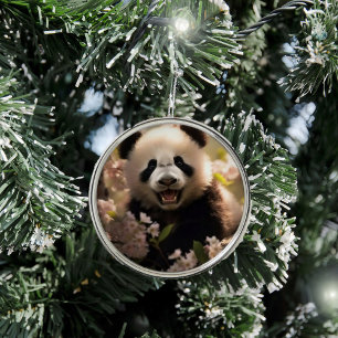 De Metal Ornamento do Urso Panda