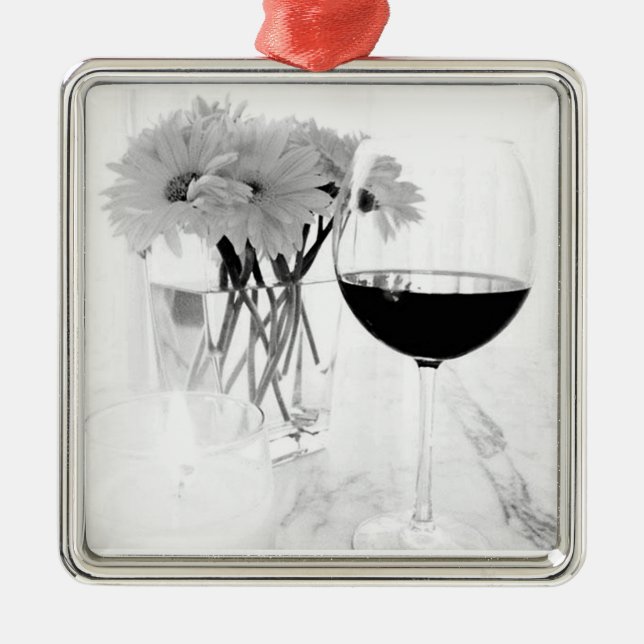 DE METAL ORNAMENTO DO VINHO E DO COCKTAIL LOVER (Frente)