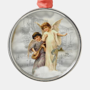 De Metal Ornamento dos anjos do natal vintage