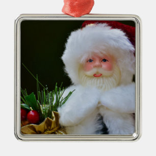 De Metal Ornamento Festivo Santa Claus