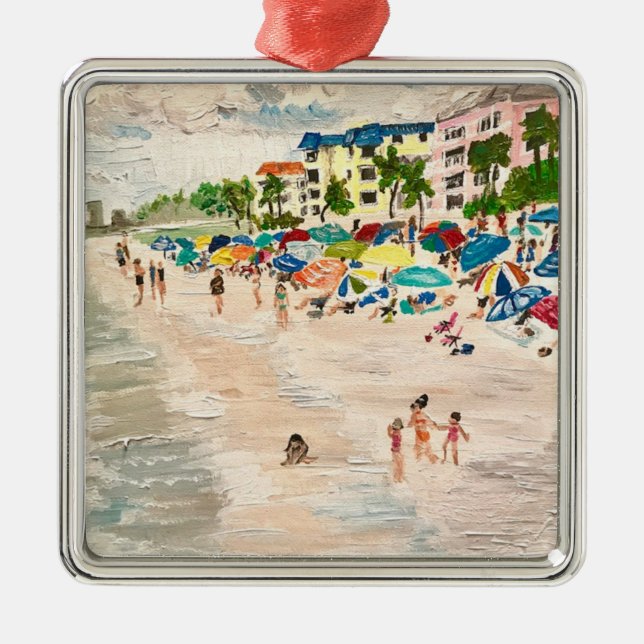 De Metal Ornamento "Fort Myer's Beach" (Frente)