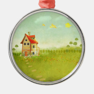 De Metal Ornamento Home Sweet