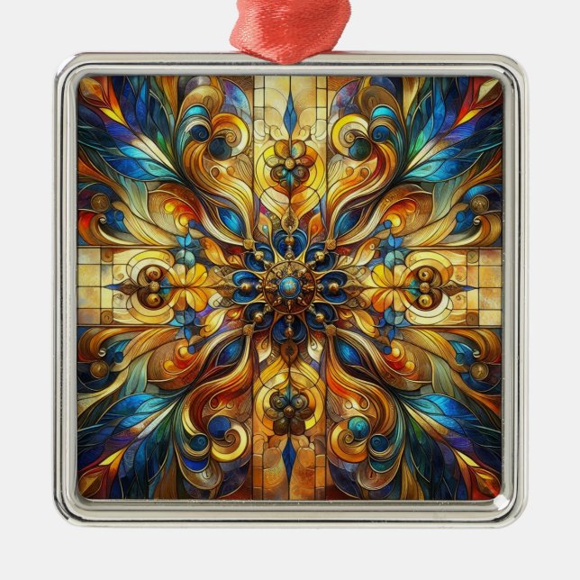 De Metal Ornamento Místico (Frente)