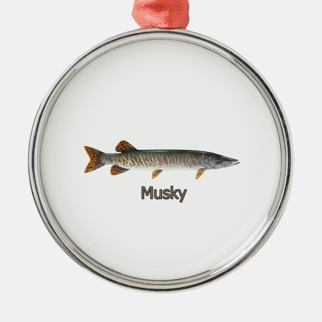 De Metal Ornamento Musky (Frente)