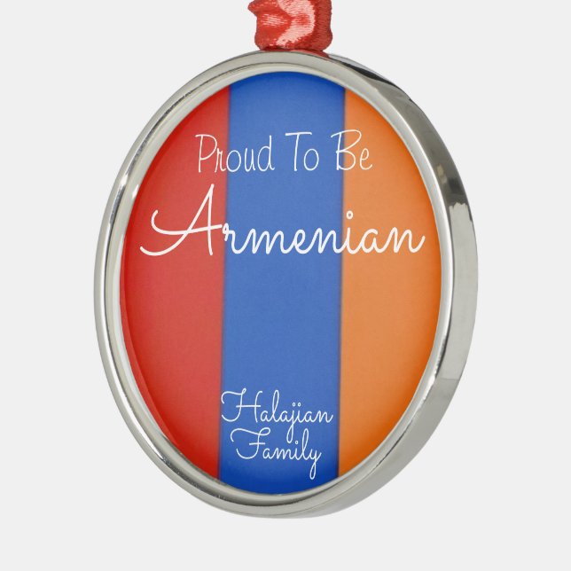 De Metal Ornamento | orgulhoso ser arménio (Esquerda)