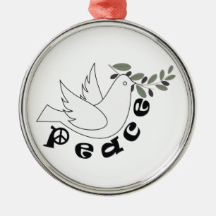 De Metal Ornamento personalizado da paz