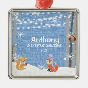 De Metal Ornamento personalizado do animal do Natal dos