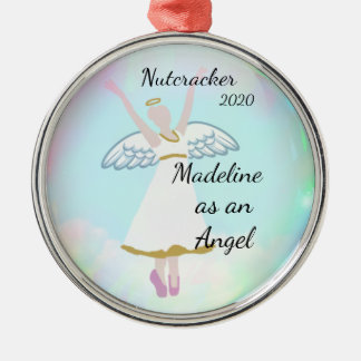 De Metal Ornamento personalizado do Nutcracker - anjo