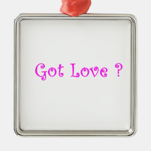 De Metal Ornamento quadrado Amor-superior obtido