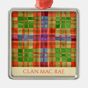 De Metal Ornamento Quadrado MAC RAE Premium