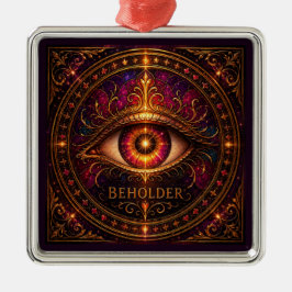 De Metal Ornamento Quadrado Premium BEHOLDER