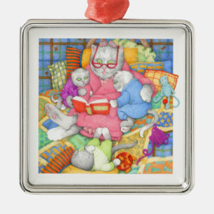 De Metal Ornamento Quadrado Premium STORY HISTORY BEDTIME
