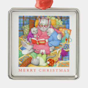 De Metal Ornamento Quadrado Premium STORY HISTORY BEDTIME