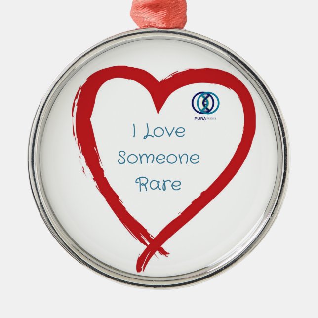 De Metal Ornamento redondo do logotipo PURA (Frente)