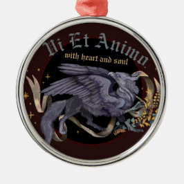 De Metal Ornamento Regal Silver Griffin