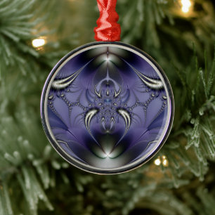 De Metal Ornamento Roxo