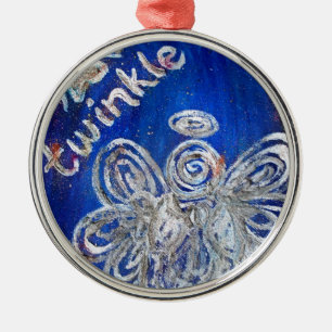 De Metal Pendente do ornamento do Anjo Twinkle