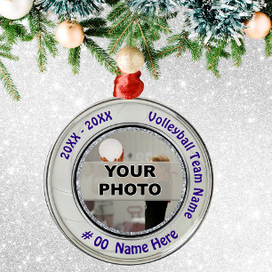De Metal Presentes personalizados ornamento da equipe do