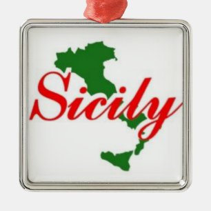 DE METAL SICÍLIA - O ORNAMENTO ITALIANO PARA SUA ÁRVORE