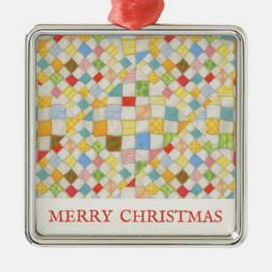 De Metal Texto + Ornamento QuILT MOSAIC Premium Quadrado